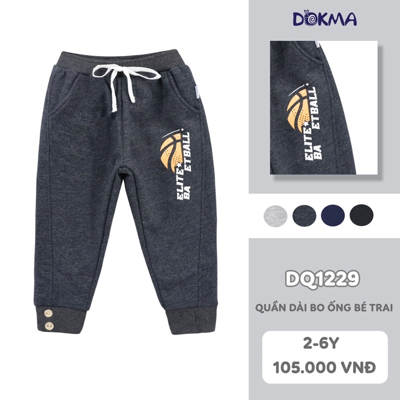 Quần Nỉ Bông Dokma Chất Cotton