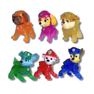 Mô hình chó cứu hộ Paw PaTrol nhựa trong phát sáng
