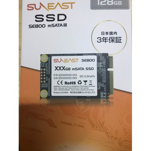 Ổ cứng Msata 128gb/256 Suneast se800 hàng nhật.