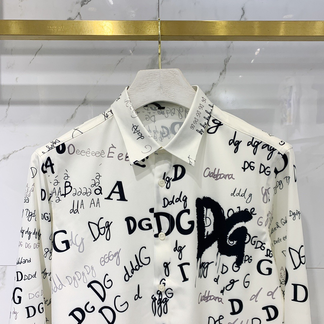 D0LCE&GABBA 2020 new men's long-sleeved shirt graffiti printed shirt | BigBuy360 - bigbuy360.vn