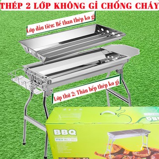 [VIDEO! BẾP TỐT THẬT SỰ] Bếp Nướng Than Hoa Inox-COMBO H3 - Lò Nướng Than Hoa INOX - Bếp Nướng Inox Ngoài Trời