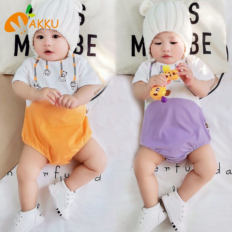 Bộ Áo Liền Quần Vải cotton Mỏng Thời Trang Mùa Hè Cho Bé