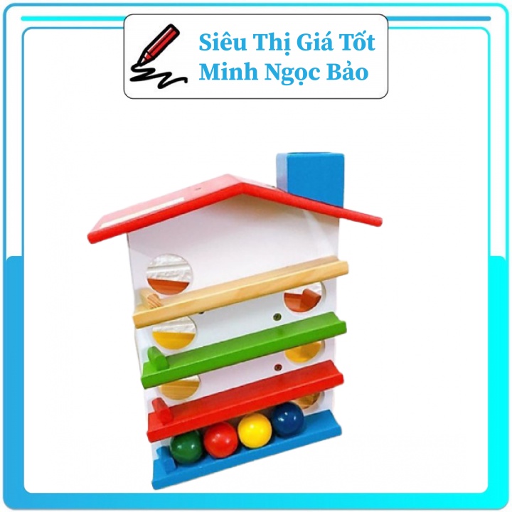 Nhà Thả Lăn Bóng, Nhà Thả Bi Ziczac Bằng Gỗ Việt Nam Sản Xuất.