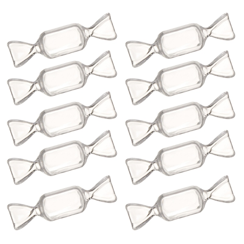 Set 10 Hộp Nhựa Rỗng Trong Suốt Đựng Trang Sức