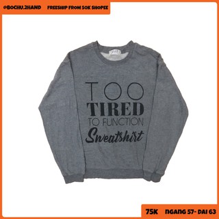 [Chọn mẫu - 75k] Áo Sweater Bochu2hand