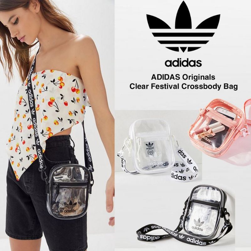 TÚI ĐEO CHÉO TRONG SUỐT ADIDAS, TÚI ĐEO CHÉO NỮ, TÚI ĐEO CHÉO NAM