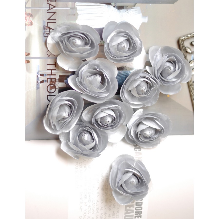 Hoa cài áo đồng phục- đám cưới AE0047BW04-10 cái.