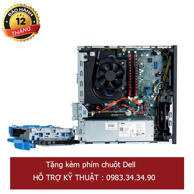 BẢO HÀNH 12T- MÁY TÍNH ĐỒNG BỘ Dell Optiplex 3040SFF- TẶNG KÈM PHÍM CHUỘT DELL