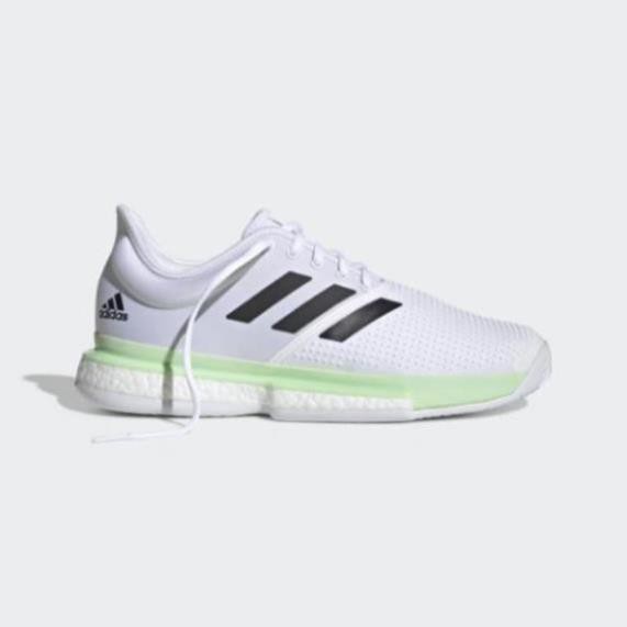 salle SẴN 🎁 GIÀY TENNIS ADIDAS SOLE COURT BOOST WHITE/GLOWGREEN EF2068 uy tín New 20200 Cao Cấp :)) . Chuẩn ! ❄ " ⋆