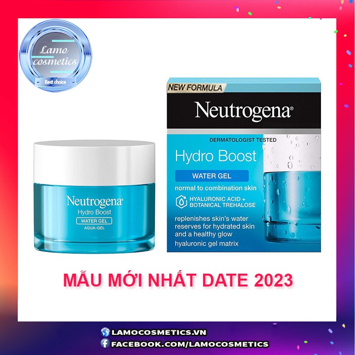 [MẪU MỚI] Kem Dưỡng Ẩm Neutrogena Hydro Boots Water Gel - Gel Cream - Aqua Gel - Aqua Cream Cho Da Dầu Và Da Khô