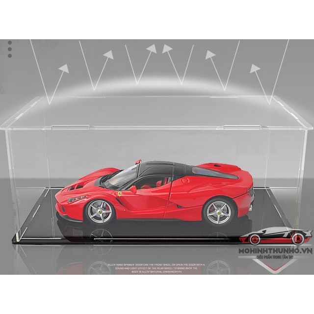 Đế + hộp mica trưng bày xe mô hình nhiều tỉ lệ