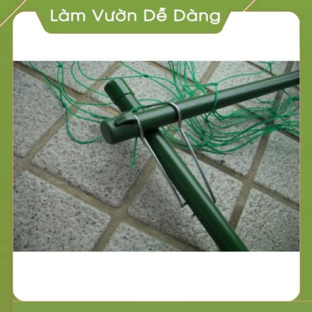 COMBO 5 Ống Thép Bọc Nhựa  Dùng làm Khung Đỡ,Giá Đỡ Hoa Hồng Leo,Giàn Leo Bầu Bí Mướp,Khung cây thép