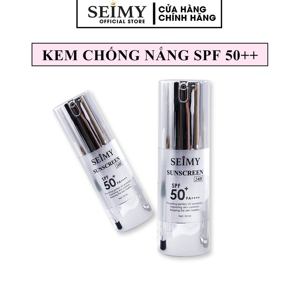 [CHÍNH HÃNG] Kem chống nắng dưỡng da dưỡng trắng Seimy - Sunscreen 24h
