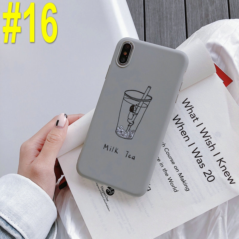 ST| 【COD&Ready Stock】Couple Milk Tea Case for OPPO A53 2020 Reno 3 A52 A92 A31 A91 A5 A9 2020 A3s A5s A7 A12 A12e A39 A57 A83 F1s F1 F3 Plus F5 Youth F9 Pro F11 K3 A1K Realme C2 C1 X