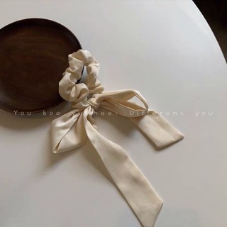 dây buộc tóc nơ lụa vintage