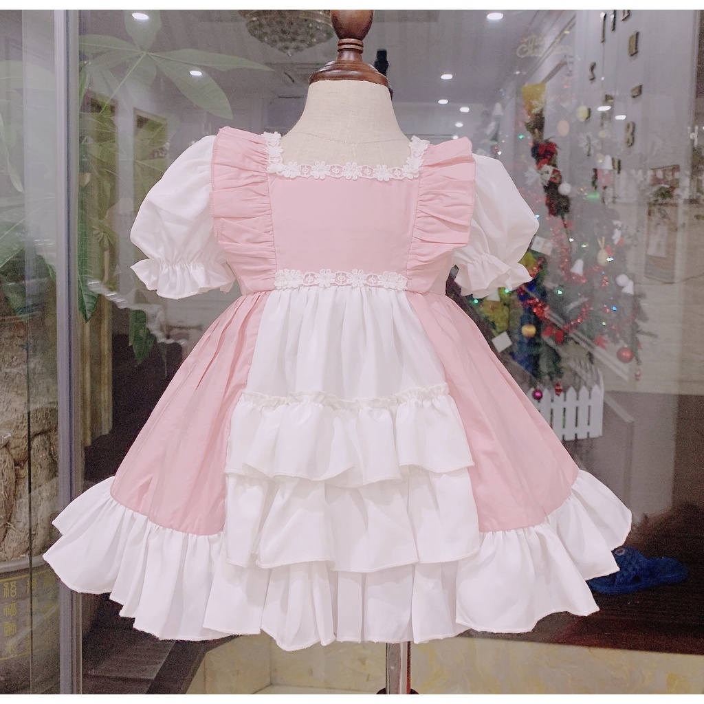 Đầm bé gái - hàng thiết kế chất lolita cực xinh size từ 6-18kg