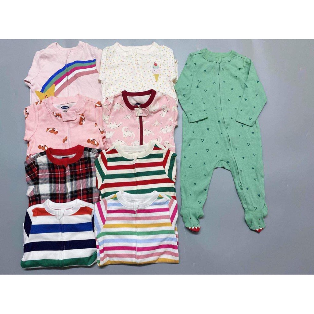 [Mã INCUBACK1416 hoàn 20K xu đơn 50K] Sleepsuit old navy xuất dư