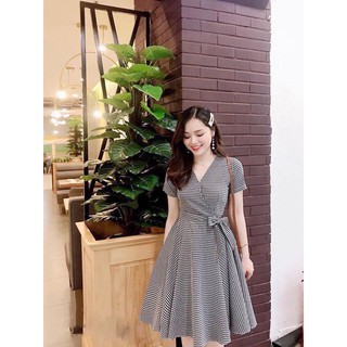 [MÃ SST12381 GIẢM 20K ĐƠN 0Đ] Đầm Xòe Duyên Dáng Hot