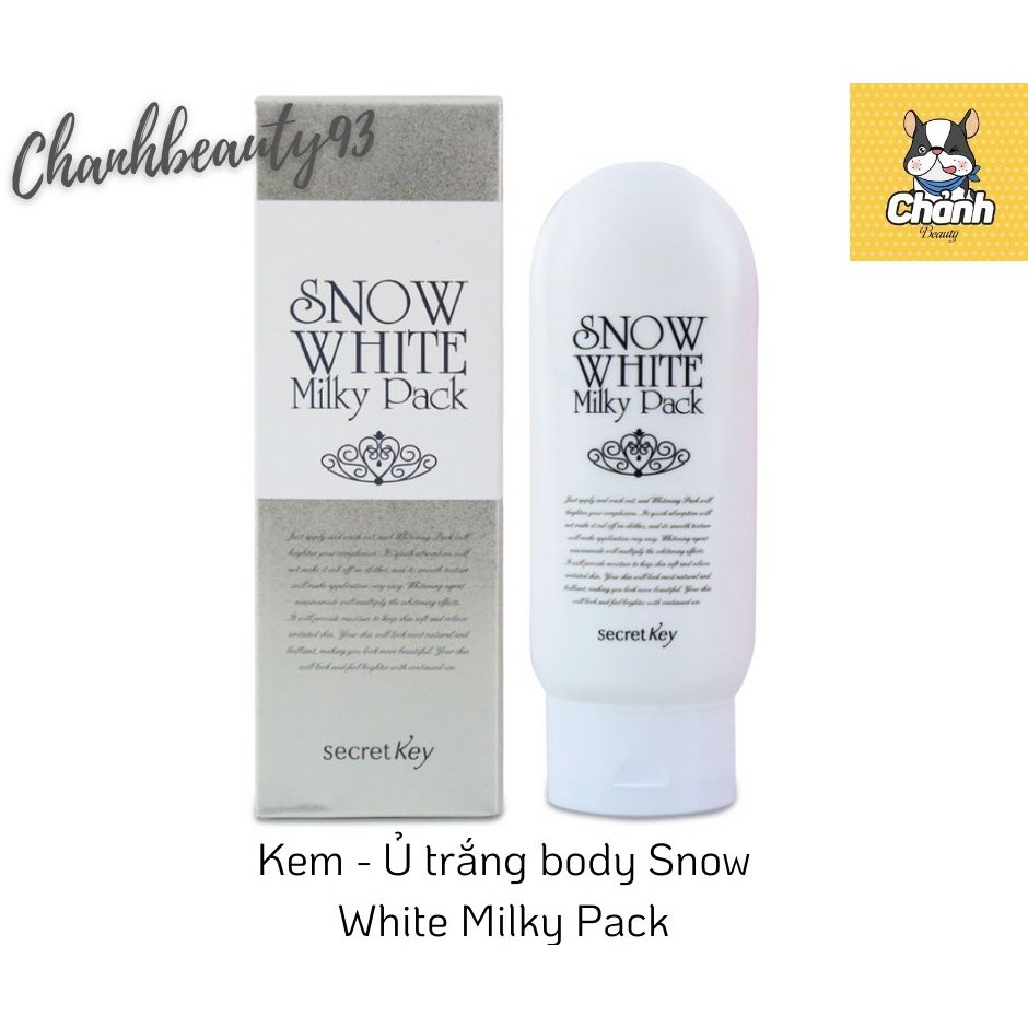 [Mã SKAMSALEP6 giảm 10% tối đa 100K đơn 150K] Kem Dưỡng BODY Snow White