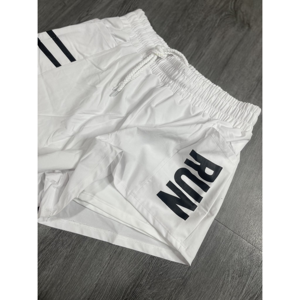 Quần shorts tập gym, chạy bộ nữ - quần đùi tập RUN 2 lớp