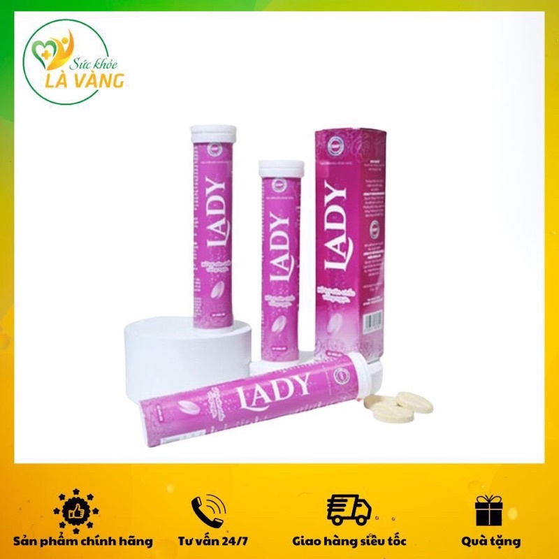 Viên Sủi Nở Ngực LADY 3 Tem ✅ Chuyên tăng kích thước vòng 1 hiệu quả tăng size săn chắc vòng 1 căng tròn
