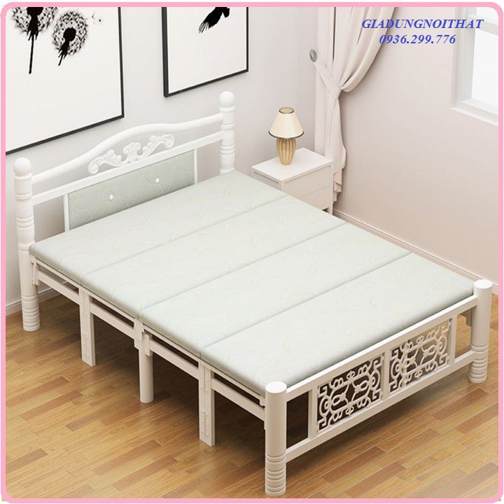 RE0674 Giường sắt gấp gọn 100x195cm - Giường xếp sắt | BigBuy360 - bigbuy360.vn