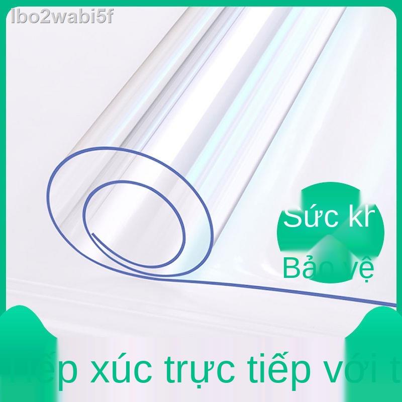 ◇ ∏ lbo2wabi5fTấm nhựa mềm bằng kính PVC khăn trải bàn không thấm nước và chống bỏng dầu dùng một lần trong suố