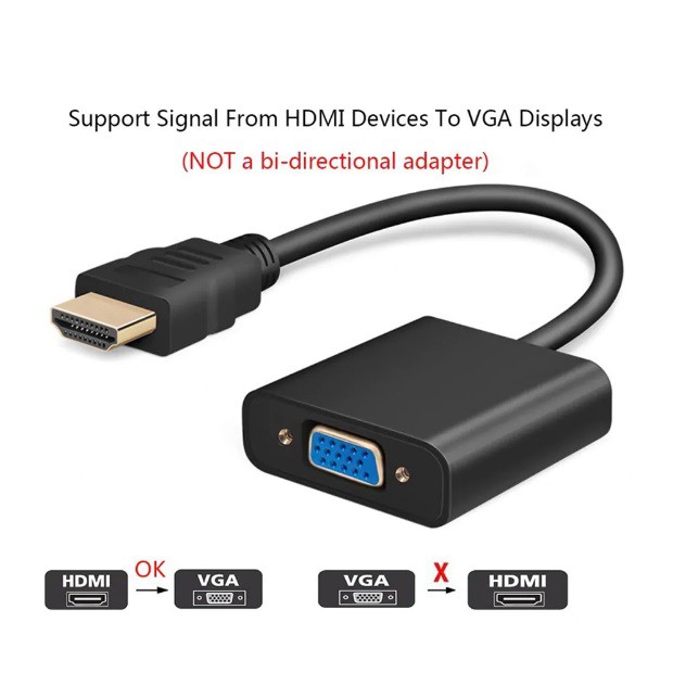 Cáp chuyển đổi HDMI sang VGA (20cm)