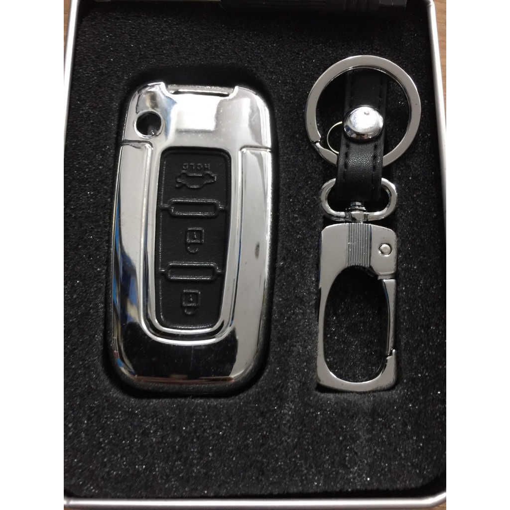 ốp chìa khóa inox KIA Sorento, Carens, Forte.