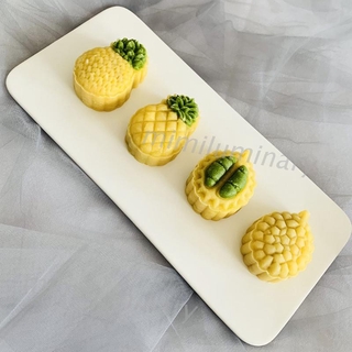 Khuôn làm bánh trung thu bánh quy bánh đậu xanh có khuôn ấn 3D 50g DIY