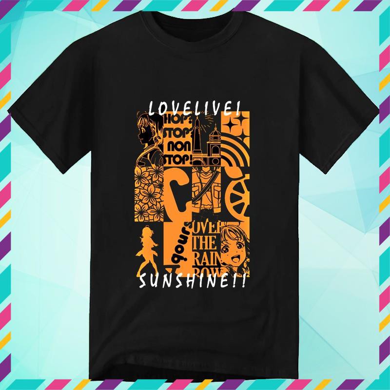 (SALE) Áo thun Love Live Hop? Stop? Nonstop CHIKA TAKAMI (Black) CODE37