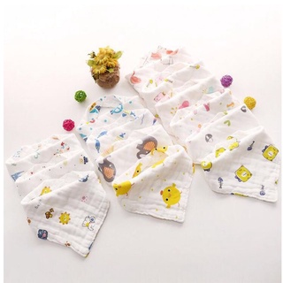 Yếm xô nhăn 6 lớp set 5 chiếc cho bé