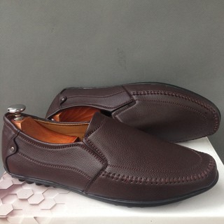 Giày lười nam cho đàn ông màu nâu đất