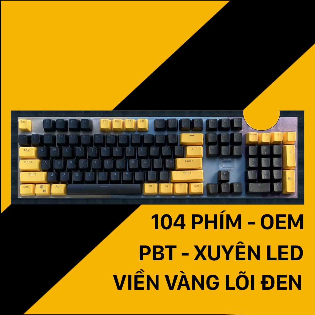 Keycap nhựa PBT cao cấp công nghệ in tiên tiến cực sắc nét nhiều mẫu lựa chọn