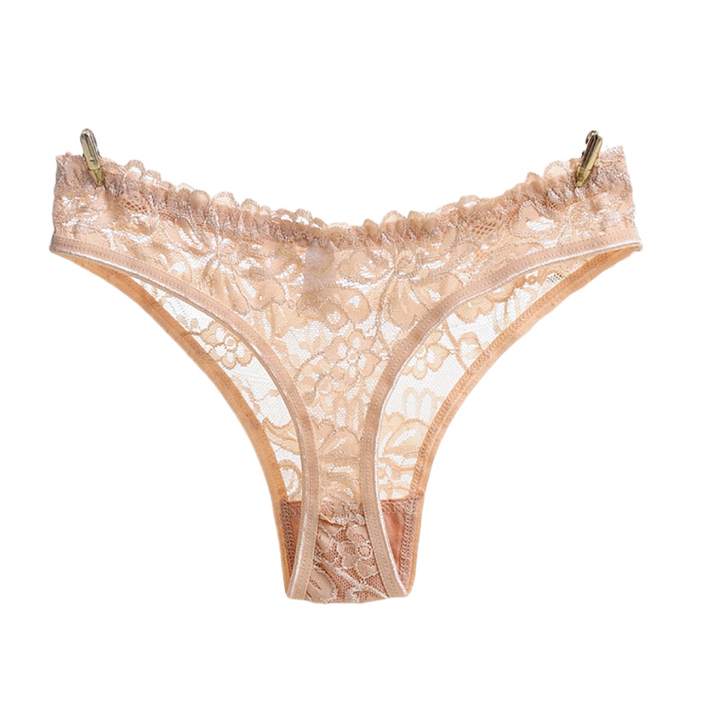Quần Lót Ren Lọt Khe Màu Sắc Trơn Gợi Cảm Cho Nữ