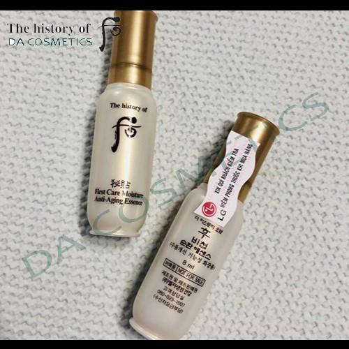 [Mini Size] Tinh Chất Cải Thiện Da Ngăn Ngừa Mụn Whoo Bichup First Care Moisture Anti-Aging Essence 8Ml