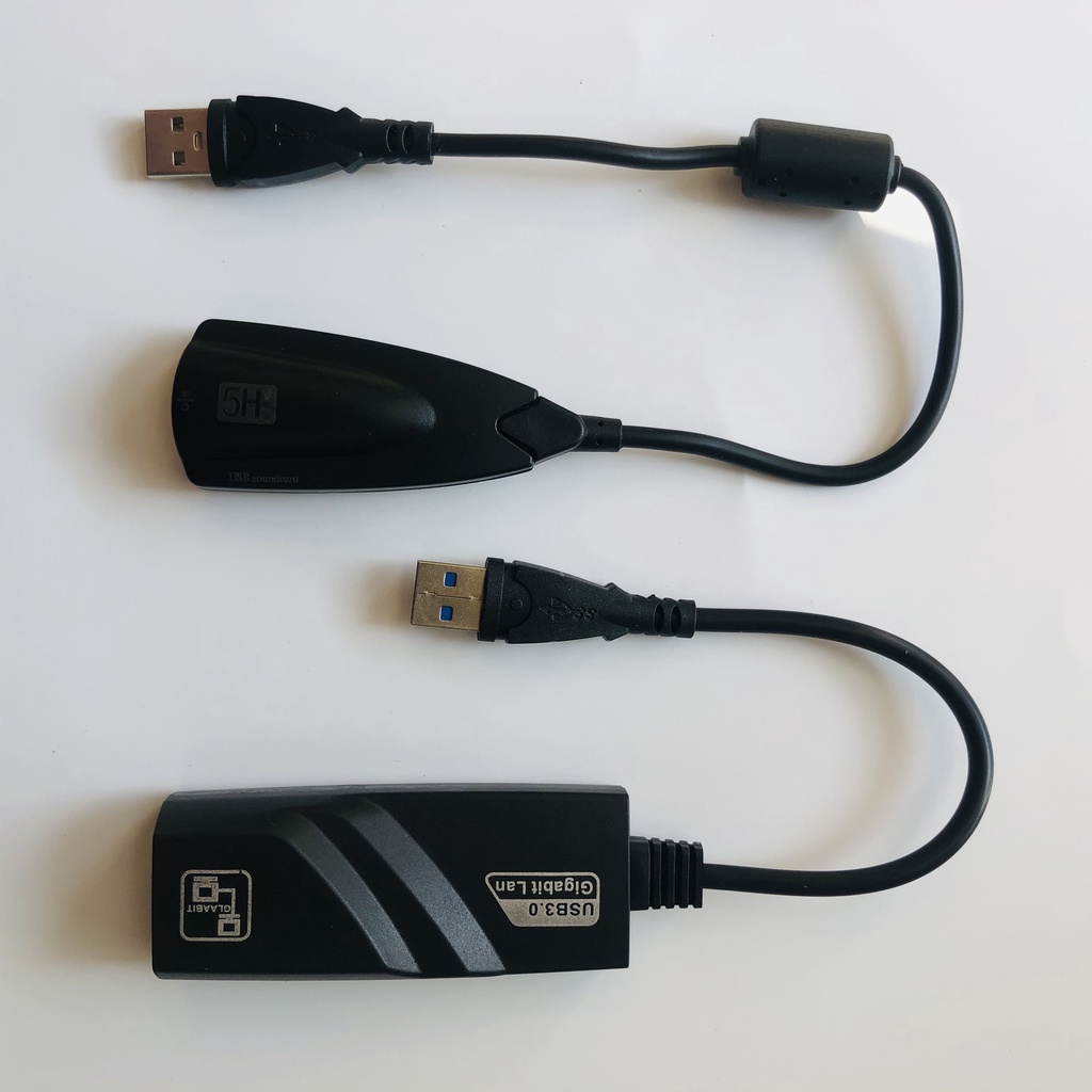 Combo USB 3.0 to Gigabit Ethernet Adapter và USB Sound 5Hv2 loại tốt