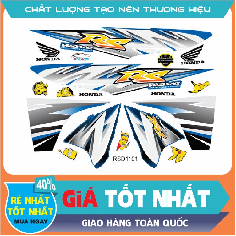 TEM WAVE RS 110 3 LỚP CHỐNG BAI MÀU CHỐNG NƯỚC