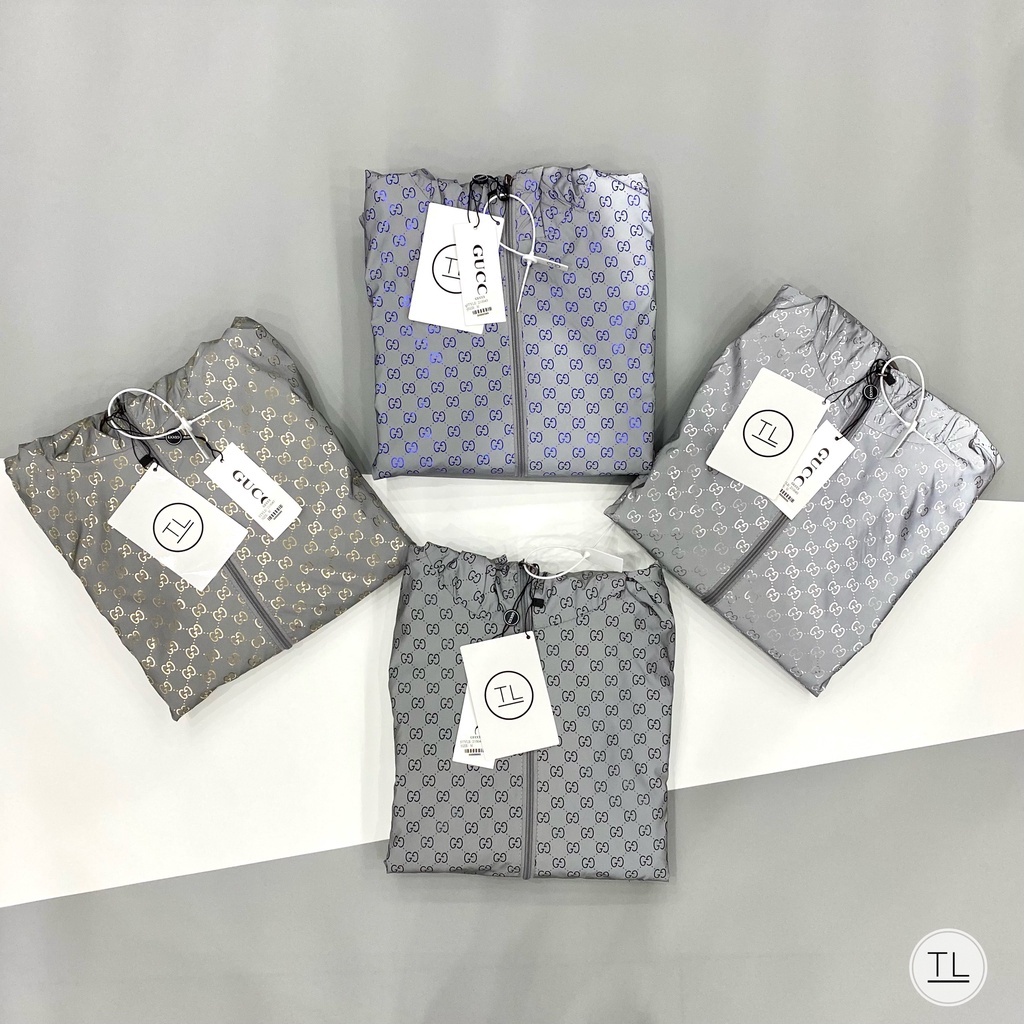 Áo khoác dù nam nữ GC phản quang họa tiết full áo  ,áo gió Unisex FORM ôm, thể thao chống nhăn siêu nhẹ, gọn gàng MSP