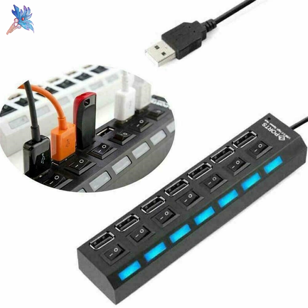 Bộ Chia 7 Cổng Usb Cho Pc / Laptop