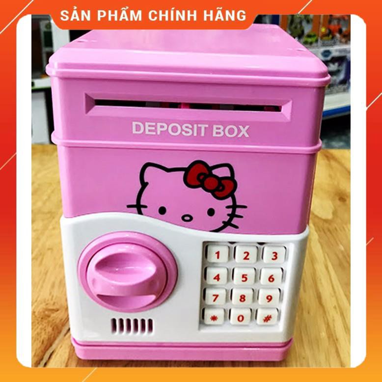 FREESHIP- Két sắt Mini chơi cho bé hình doremon và kitty BIBOSHOP