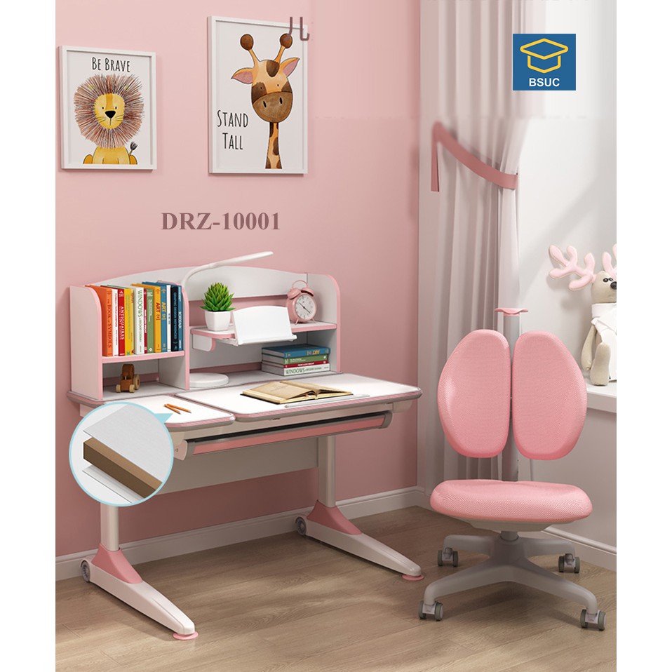 [ CHÍNH HÃNG BSUC ] Bộ bàn học thông minh chống gù chống cận cho bé mã DRZ-10001 dài 1m và ghế DRY-808