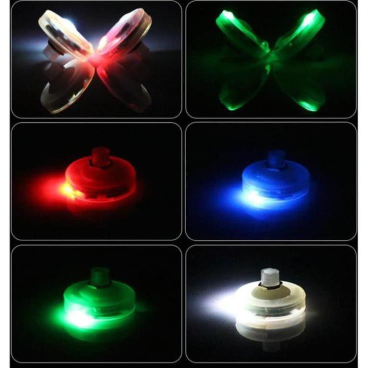 Đèn van lốp gồm 4 led lắp đầu van bánh xe hơi ô tô không dùng pin độc lạ