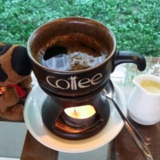 (tặng tách)Hâm nóng cafe.Hàng sứ Bát Tràng