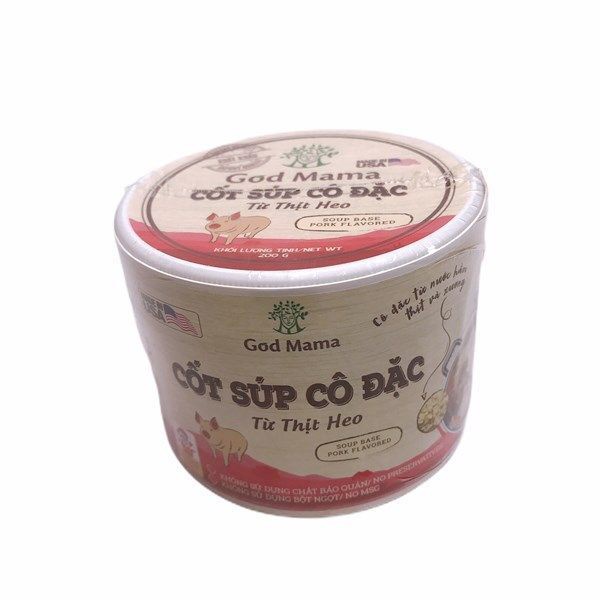 Cốt Súp Cô Đặc God Mama Vị Chay Và Mặn Hộp 200G