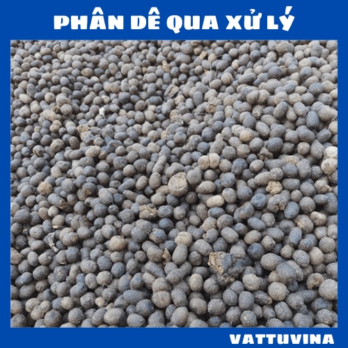 PHÂN DÊ QUA XỬ LÝ Chuyên dùng cho hoa kiểng, phong lan, Rau sạch 1 TÚI 1kg - Vật tư Vina