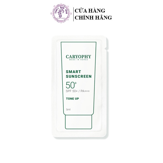 Sample Kem chống nắng ngừa mụn Caryophy Smart Sunscreen SPF50+/PA+++ 5ML