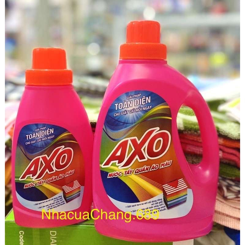 Nước Tẩy AXO Hương Hoa Đào dành cho quần áo màu (400ML - 800ML)