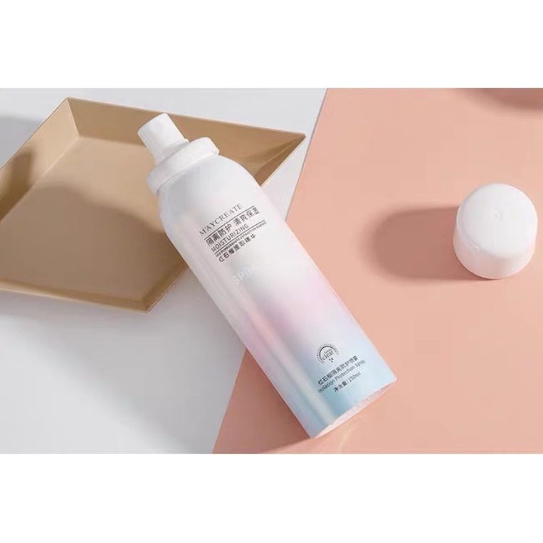 Xịt chống nắng nâng tone make up Maycreat TQ