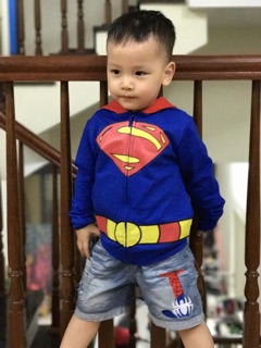 Áo khoác siêu nhân cho bé trai